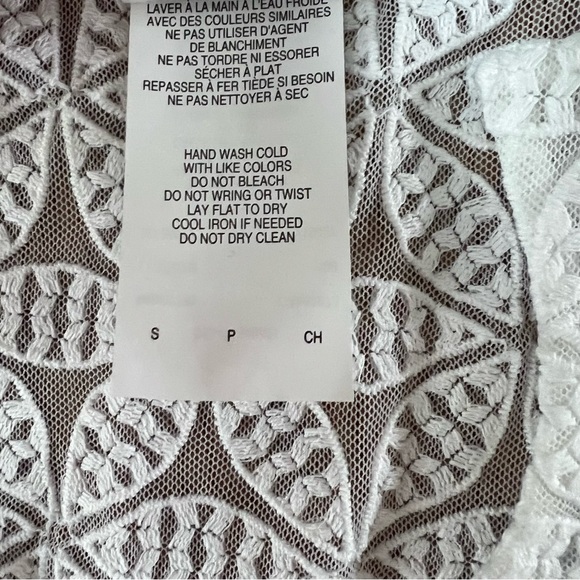 NWT Laundry by Shelli Segal Spellbound Cover-Up white tunic - Picture 7 of 14